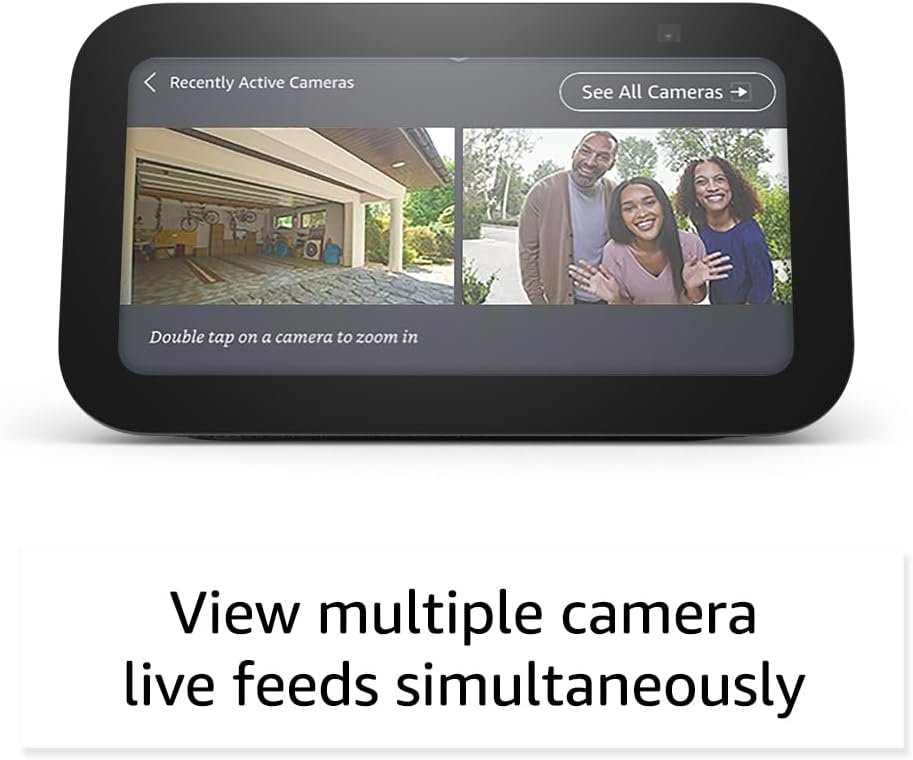 Certified Refurbished Echo Show 5 (3rd Gen, 2023 release) | Smart display with 2x the bass and clearer sound | Charcoal - Image 5