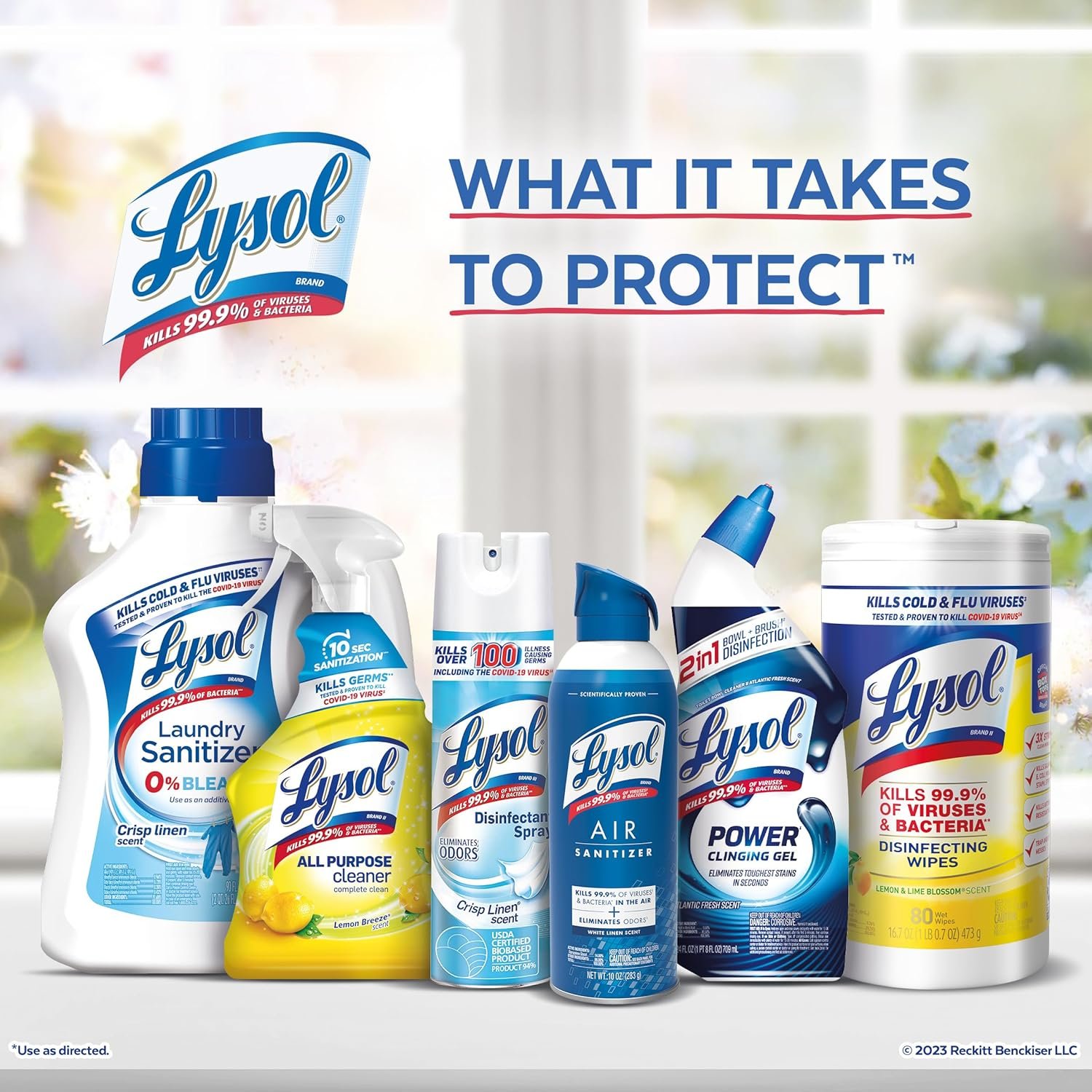 Lysol Toilet Bowl Cleaner Gel, For Cleaning and Disinfecting, Bleach Free, Ocean Fresh Scent, 24oz - Image 7