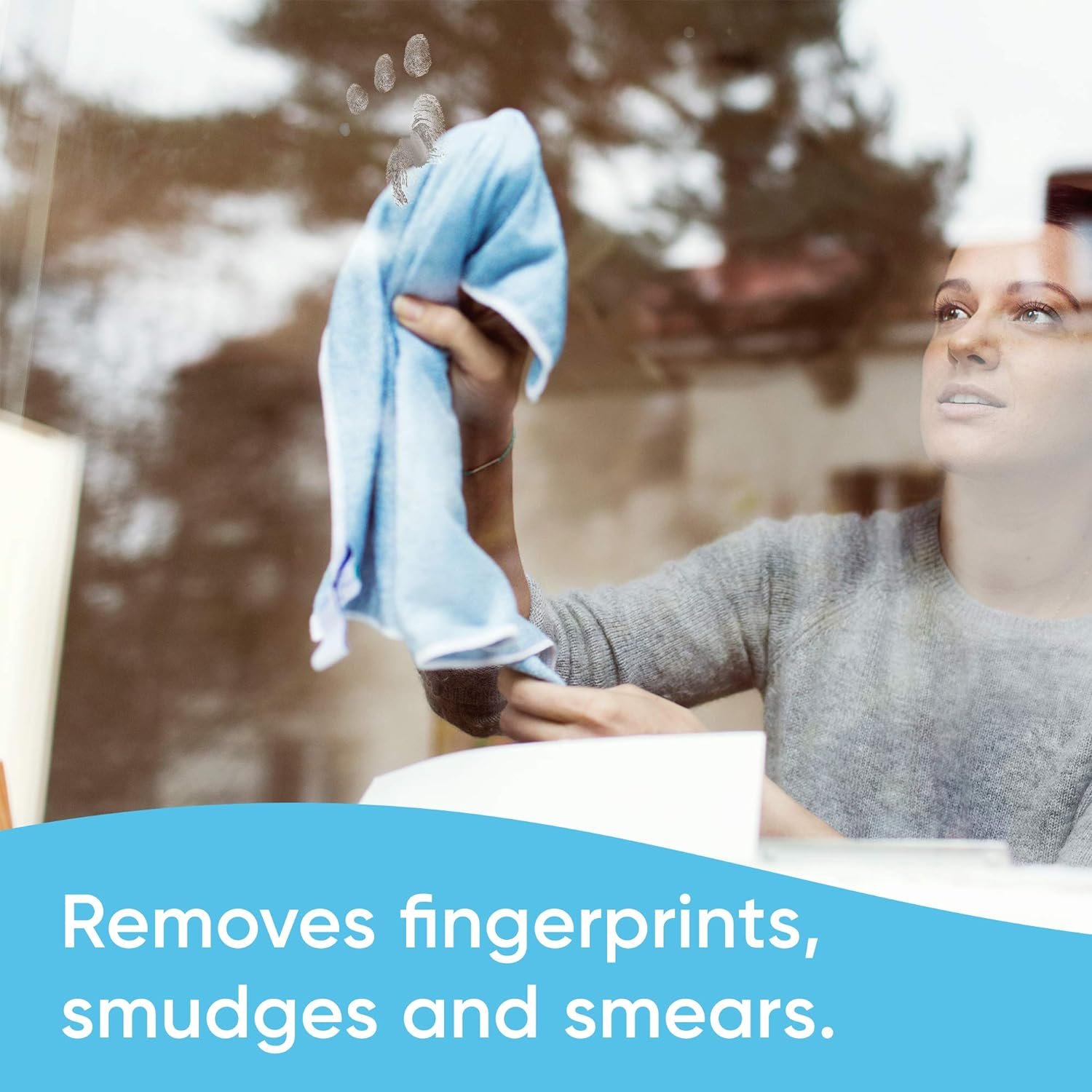 Windex with Vinegar Glass Cleaner Spray Bottle, Bottle Made from 100% Recovered Coastal Plastic, 23 fl oz - Image 7