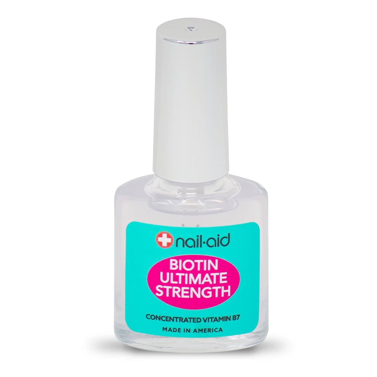 Nail-Aid Biotin Ultimate Strength - Nail Treatment & Strengthener - Clear, 0.55 Fl Oz (08873) - Image 4