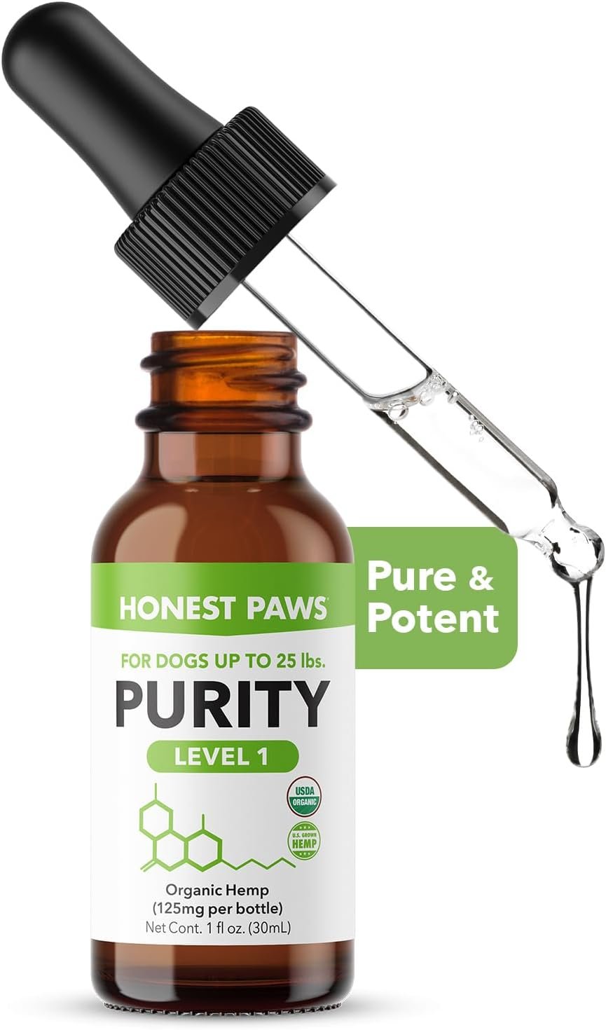 Honest Paws Hemp Oil for Dogs - Natural Hemp Seed Oil and Calming Purity Drops for Dogs Rich in Omega 3 6 9 to Promote Healthy Bones, Joint Support, Relaxation and Relieve Discomfort -Made in The USA - Image 7