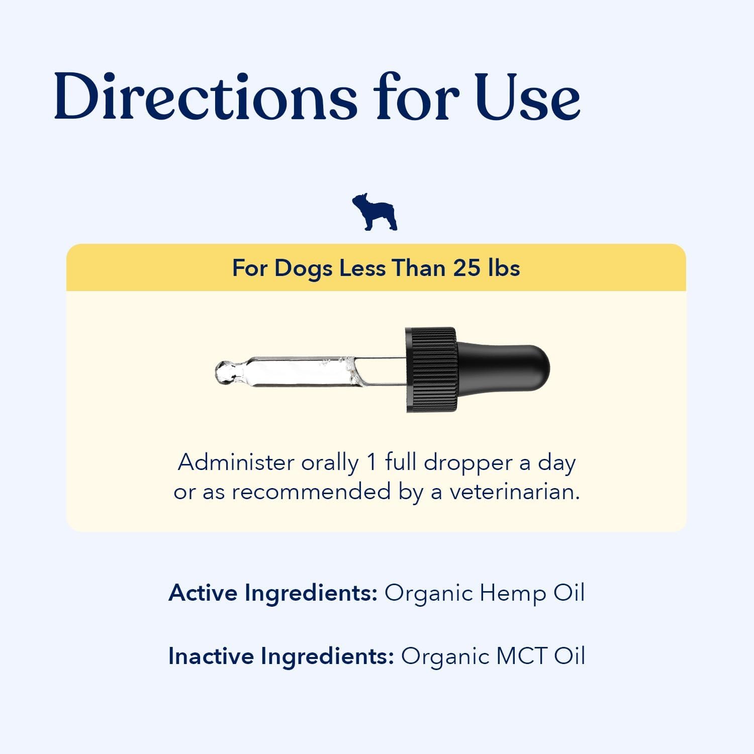 Honest Paws Hemp Oil for Dogs - Natural Hemp Seed Oil and Calming Purity Drops for Dogs Rich in Omega 3 6 9 to Promote Healthy Bones, Joint Support, Relaxation and Relieve Discomfort -Made in The USA - Image 5