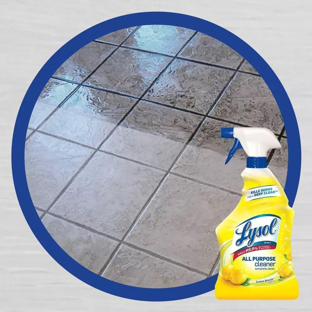 Lysol All Purpose Cleaner Spray, Lemon Breeze, 32 Ounces each (Pack of 3) - Image 7