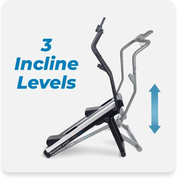 Echelon - Stair Climber Sport - Stair Stepper for Home - Stair Climber - Stepping Machine - Stair Stepper Exercise Equipment - Battery Powered x2 AA Batteries - 3 Monitor with Bluetooth Connectivity - Image 10