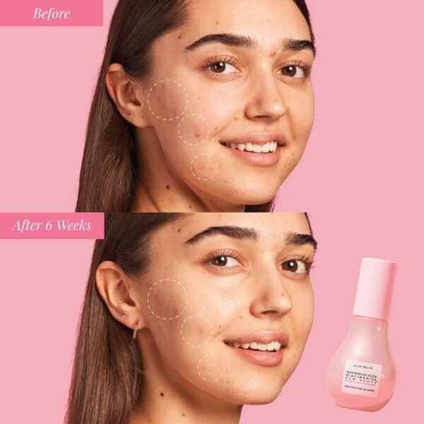 Glow Recipe Niacinamide Dew Drops Face Serum - Hydrating Korean Skincare & Illuminating Makeup Primer for Dewy, Glass Skin - Hyaluronic Acid Serum for Face Brightening, Plumping & Highlighting (15ml) - Image 6