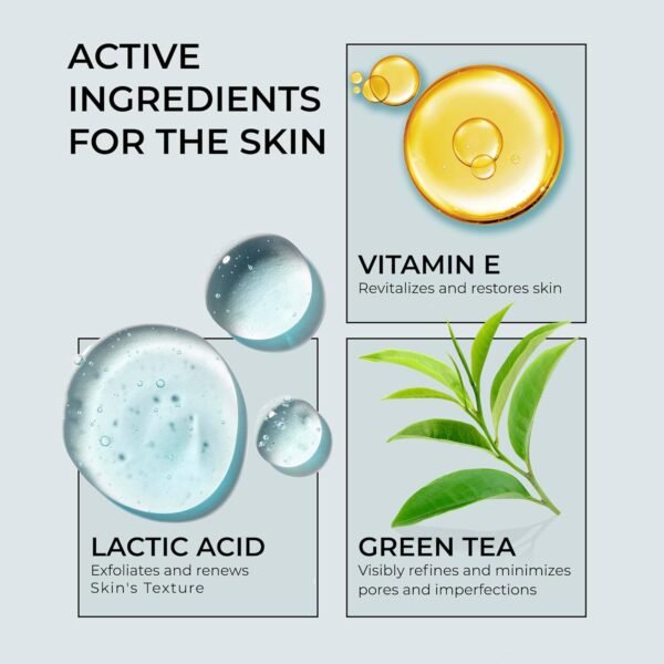Glycolic Acid Serum for Face 15% Strength - Extra Large Size (2Oz) - Advanced Formula for Enhancing Skin Radiance, Texture Improvement, Addressing Uneven Tone & Fine Lines by InstaSkincare - Image 4