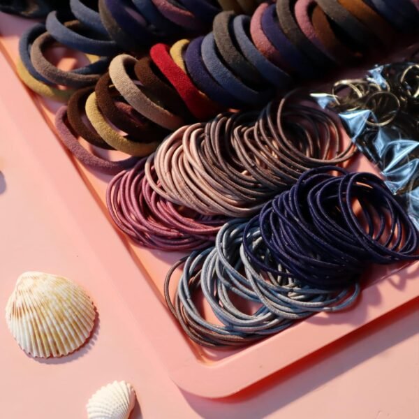 YANRONG 755PCS Hair Accessories for Woman Set Seamless Ponytail Holders Variety Hair Scrunchies Hair Bands Scrunchy Hair Ties For Thick and Curly (Mix) - Image 9