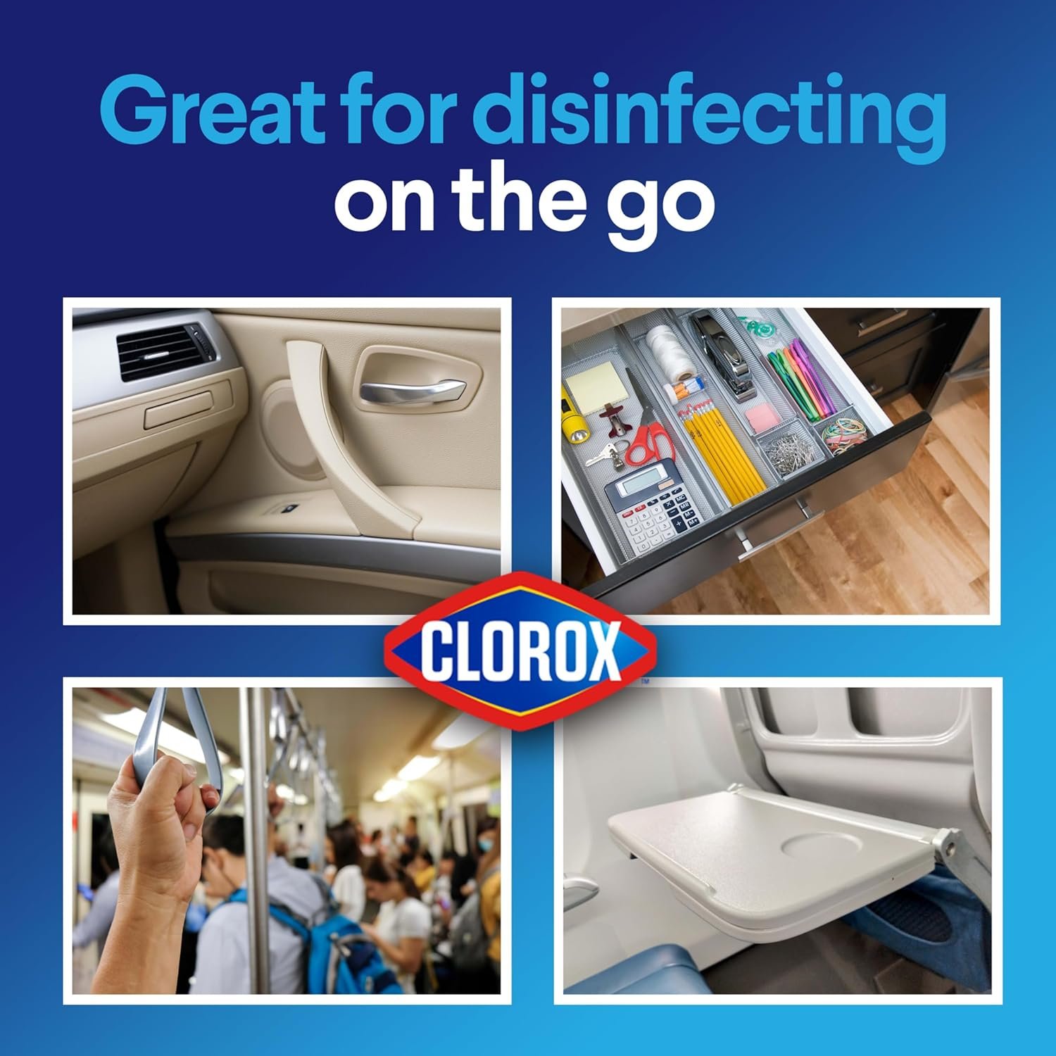 Clorox Disinfecting Wipes, Bleach Free Cleaning Wipes, Household Essentials, Fresh Scent, Moisture Seal Lid, 75 Wipes, Pack of 3 (New Packaging) - Image 8