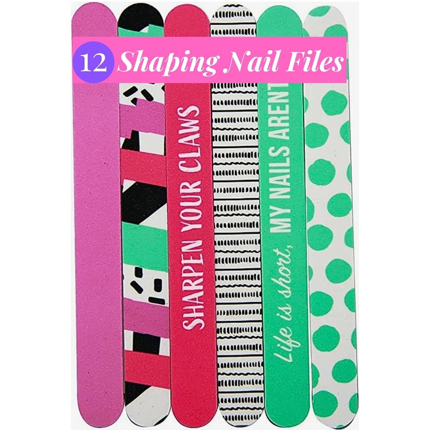 Hard As Hoof Nail Strengthening Cream with Coconut Scent Nail Strengthener & 12 PSC Nail File Kit Reusable Double Sided Professional Nail Files - Image 8
