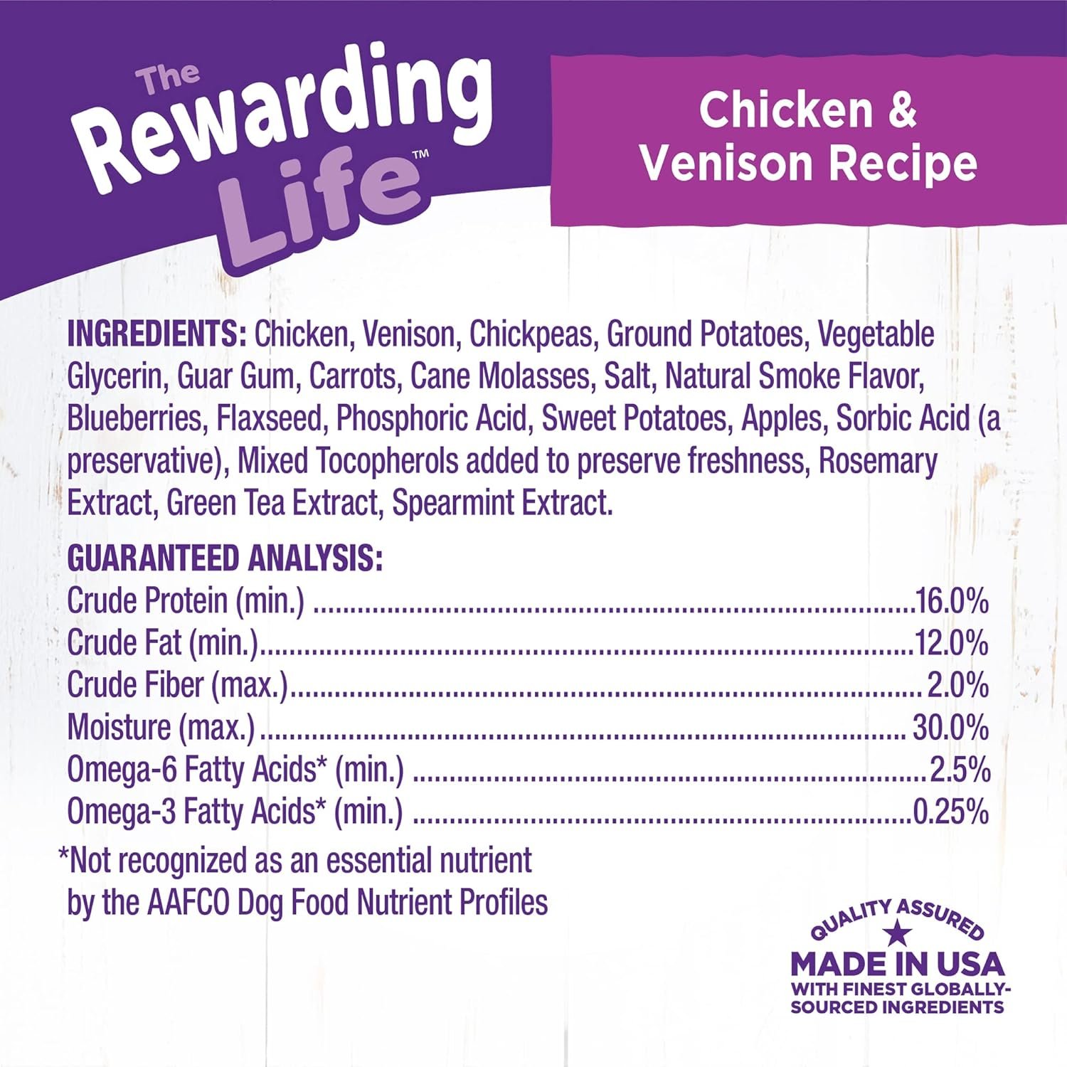 Wellness Rewarding Life Grain-Free Soft Dog Treats, Made in USA with Healthy Ingredients, Ideal for Training (Chicken & Venison Recipe, 6-Ounce Bag) (Pack of 2) - Image 7