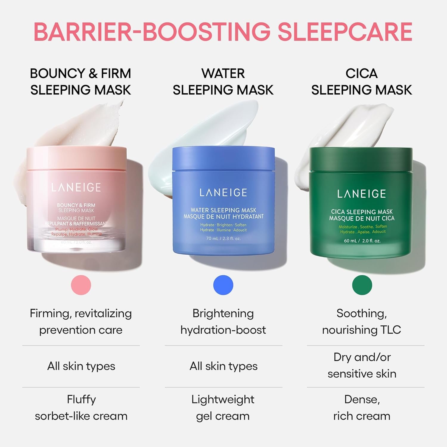 LANEIGE Bouncy and Firm Sleeping Mask: Revitalize, Smooth, Peony & Collagen Complex, Barrier-Boosting Hydration - Image 10