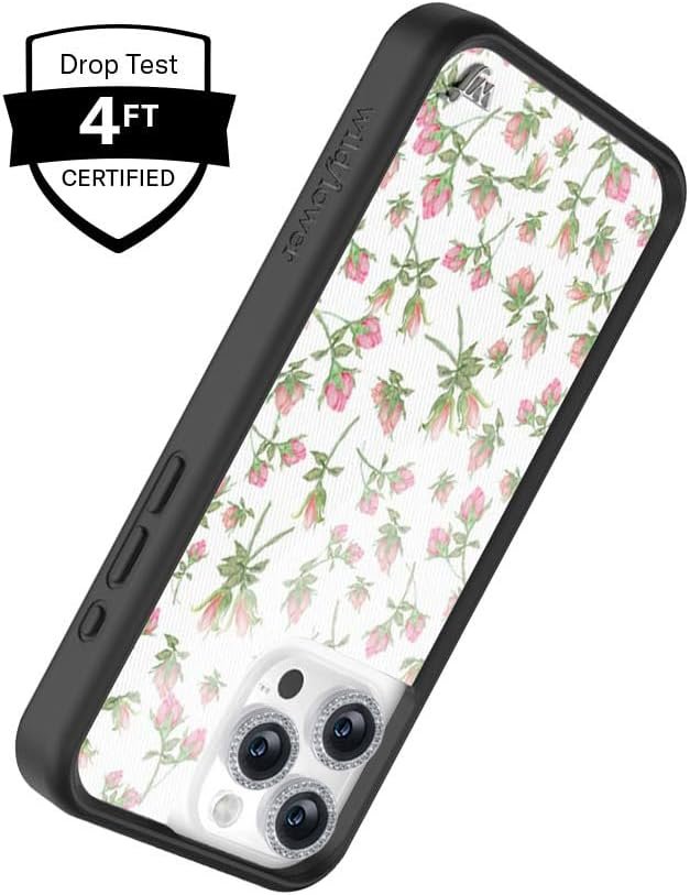 Wildflower Cases - AI Butterfly Case, Compatible with Apple iPhone 12/12 Pro | Purple, Pastel, Modern, Trendy, Chrome, Silver - Protective Bumper, 4ft Drop Test Certified, Women Owned Small Business - Image 5