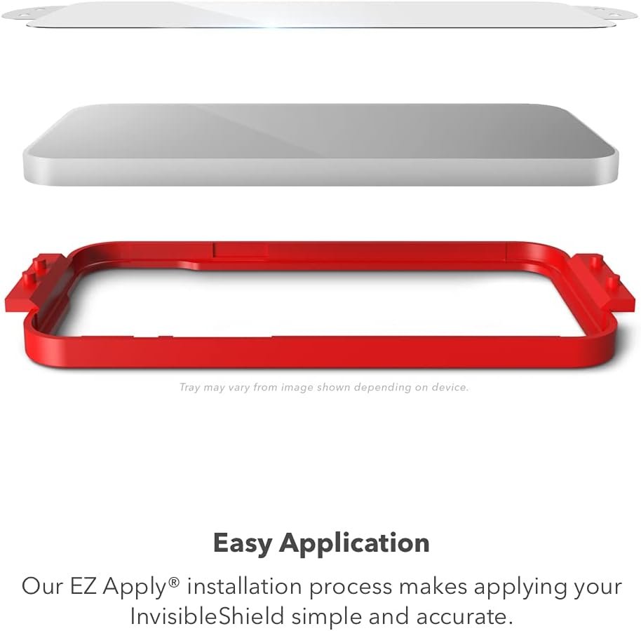 ZAGG InvisibleShield Glass+ Screen Protector for iPhone 14/ 13/ 13 Pro - 3X Shatter Protection, High Scratch Resistance, Oil-Resistant, Reinforced Edges, Easy Install - Image 6
