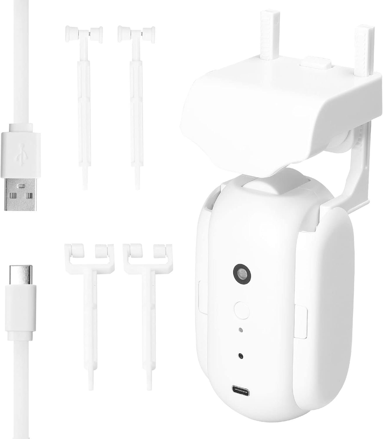 Curtain Motor, 1pc Smart Curtain Motor BT Voice Control Switch Electric Curtain Robot APP Control Timer Setup Compatible with Home for Roman Rod - Image 2