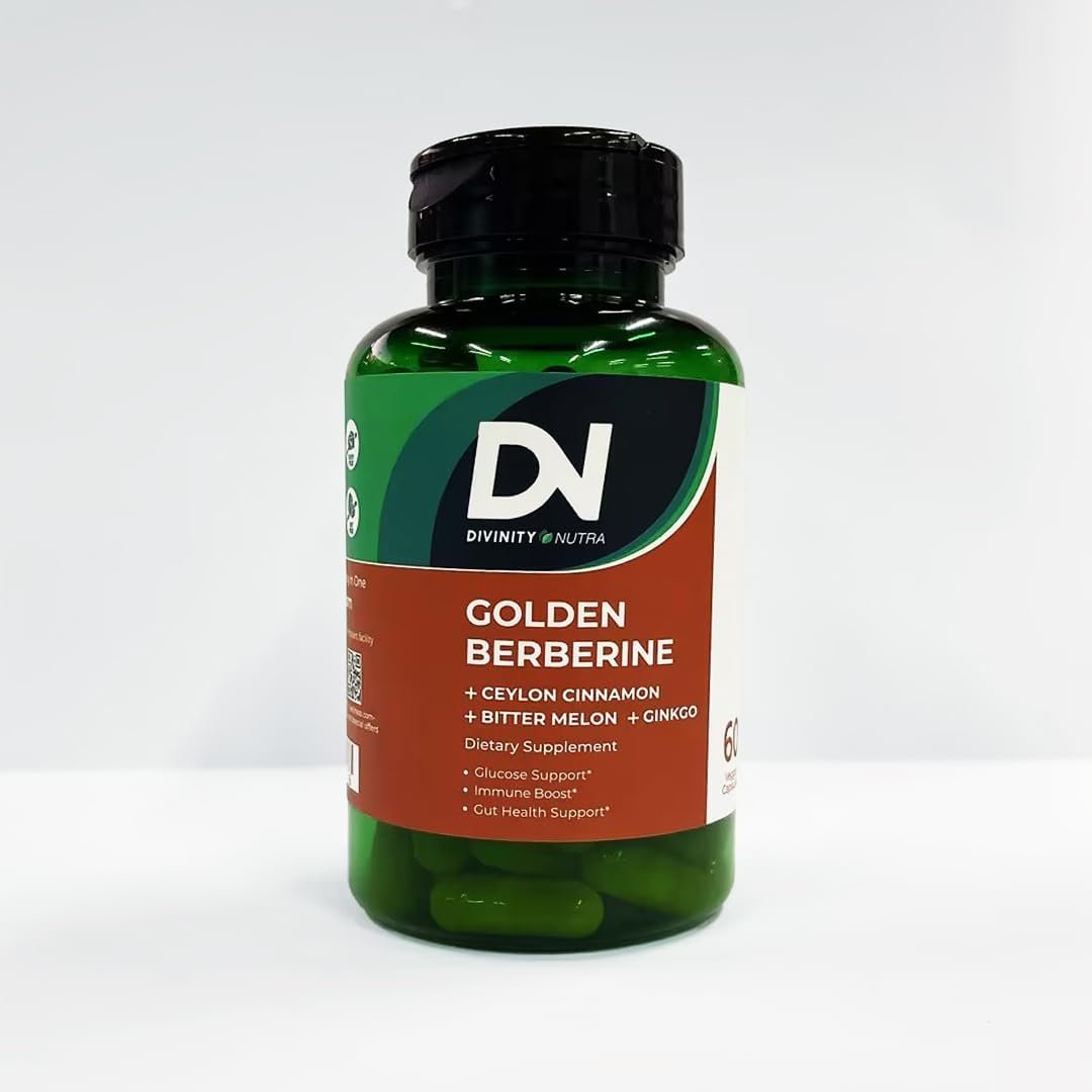 4-in-1 Berberine Supplement 1500mg,Ceylon Cinnamon Bitter Melon Ginkgo, Boosts Immunity, Gut & Heart Health, 60 Capsules, High Potency 10X Strength for Metabolism Support with 5500mg - Image 3