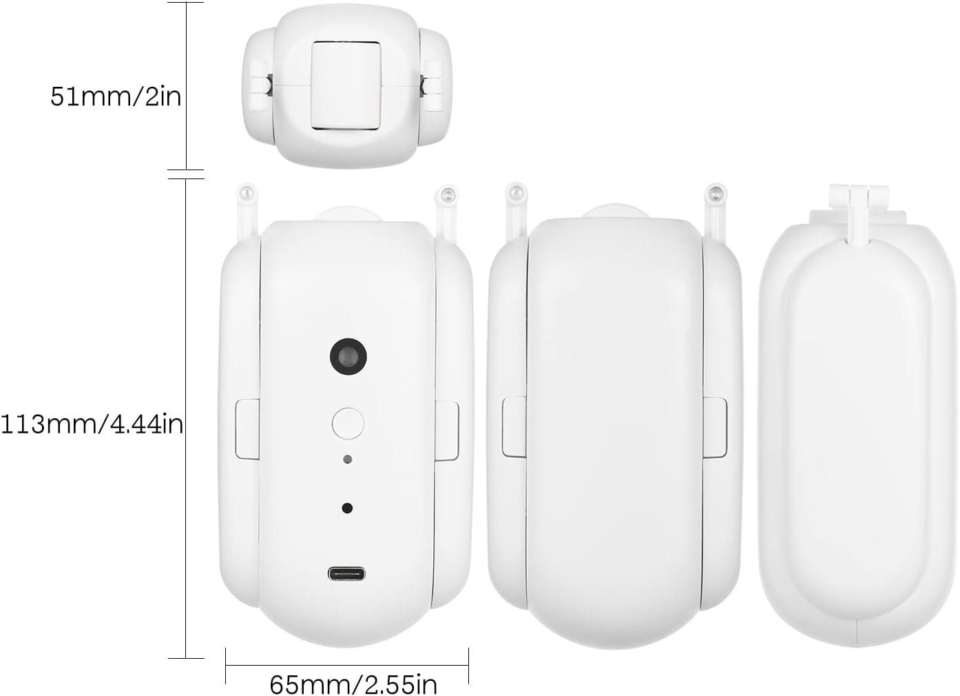 Curtain Controller, BT Automatic Curtain Opener Closer Robot Wireless Smart Curtain Motor Timer Voice Control Smart Home Automation Device for Curtain Track Rod Replacement for Amazon Assistan - Image 7