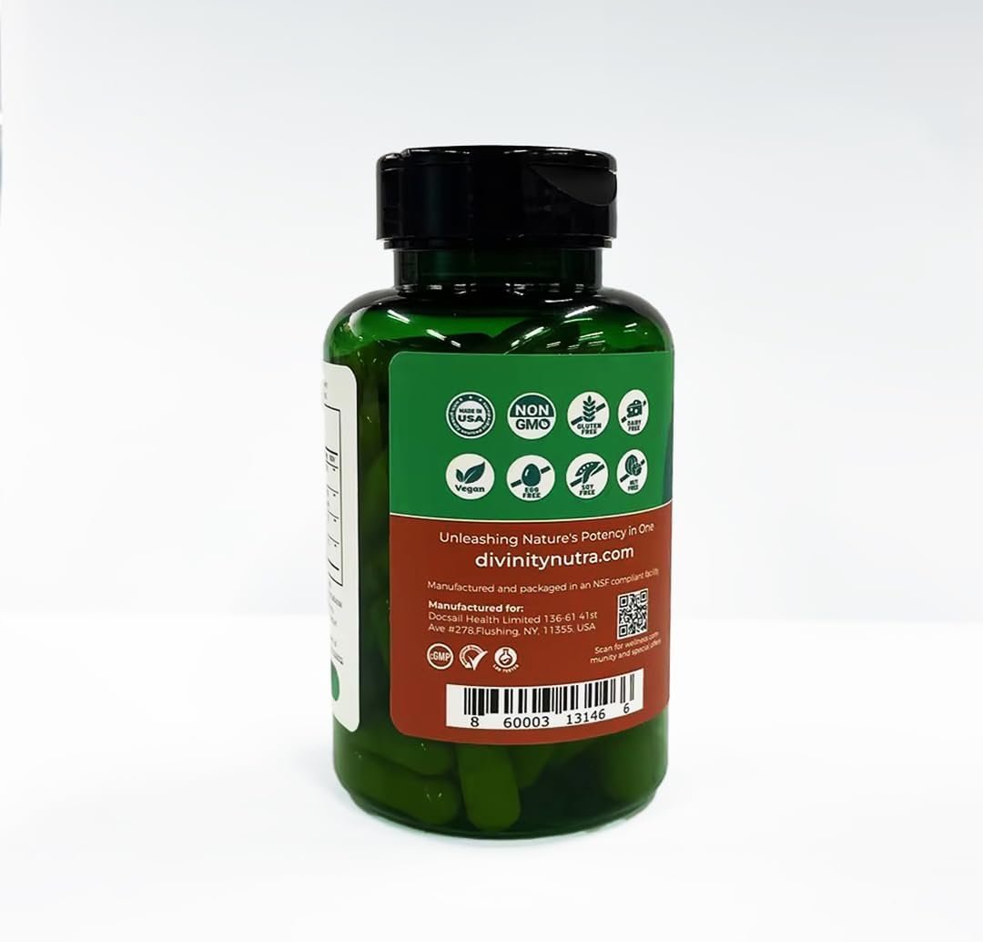 4-in-1 Berberine Supplement 1500mg,Ceylon Cinnamon Bitter Melon Ginkgo, Boosts Immunity, Gut & Heart Health, 60 Capsules, High Potency 10X Strength for Metabolism Support with 5500mg - Image 11