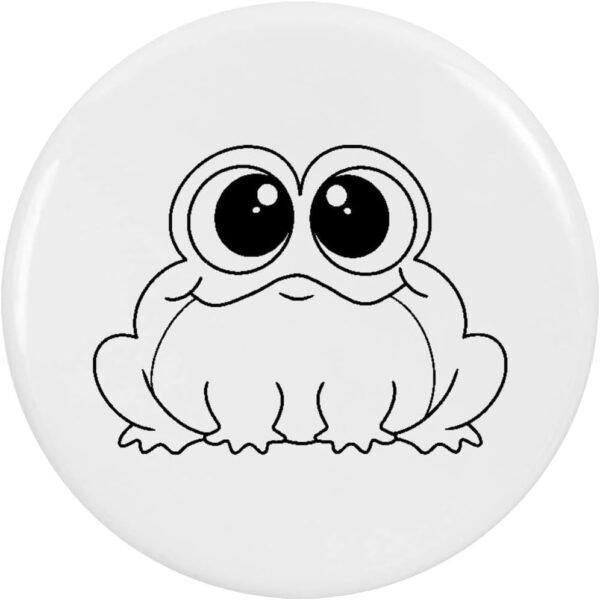 'Chubby Frog' Button Pin Badges (BB048339) - Image 2