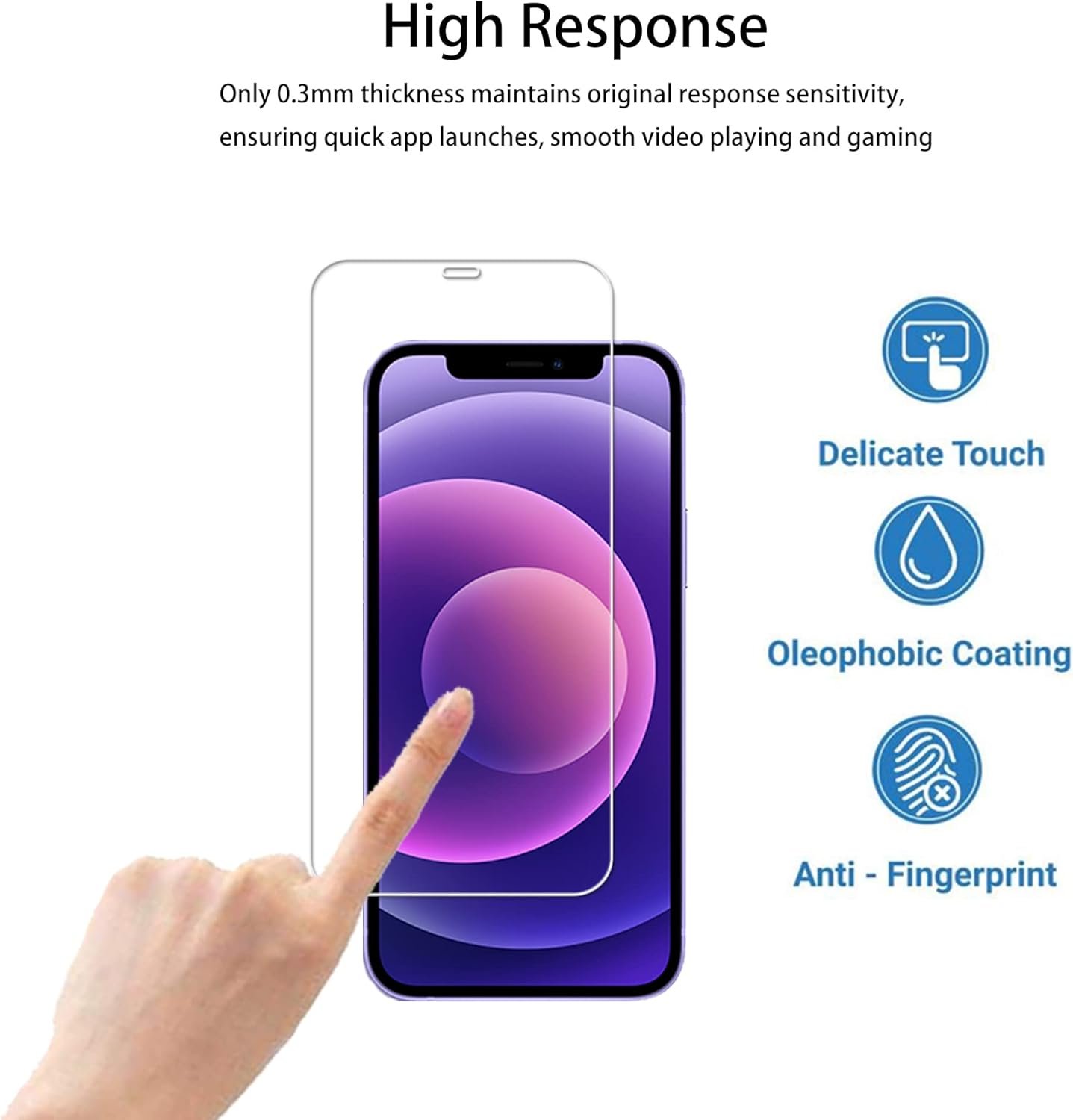 Easy Alignment Frame Designed For iPhone 12 Tempered Glass Screen Protector 2-Pack Camera Lens Protector Film 2-Pack - Image 7