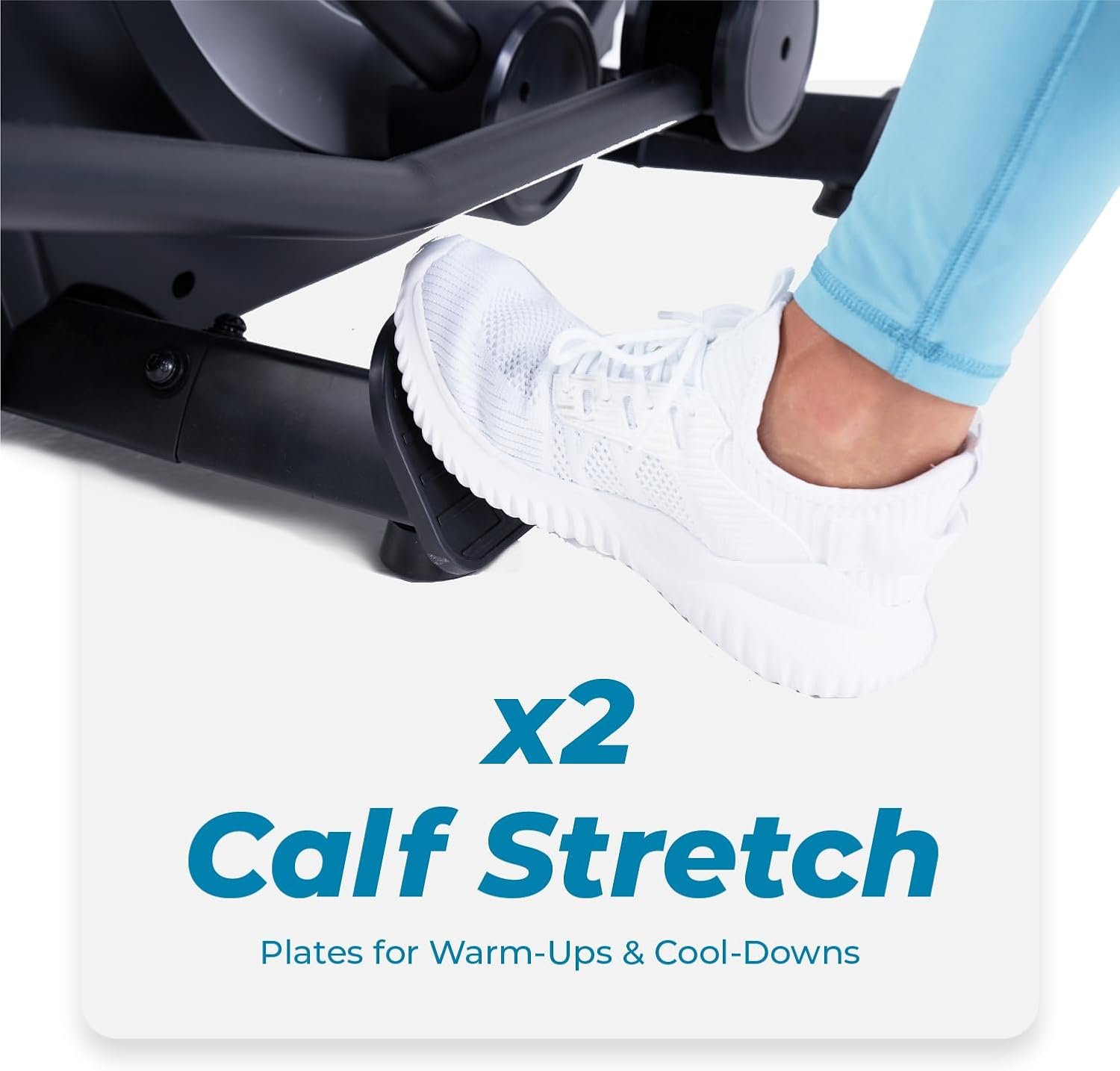 Echelon - Elliptical Exercise Machine - Work Out Equipment for Home Gym - Magnetic Resistance Mechanism - 20 Stride with Single Rail Design - Pre-Programmed LCD Monitor - Convenient Tablet Holder - Image 8