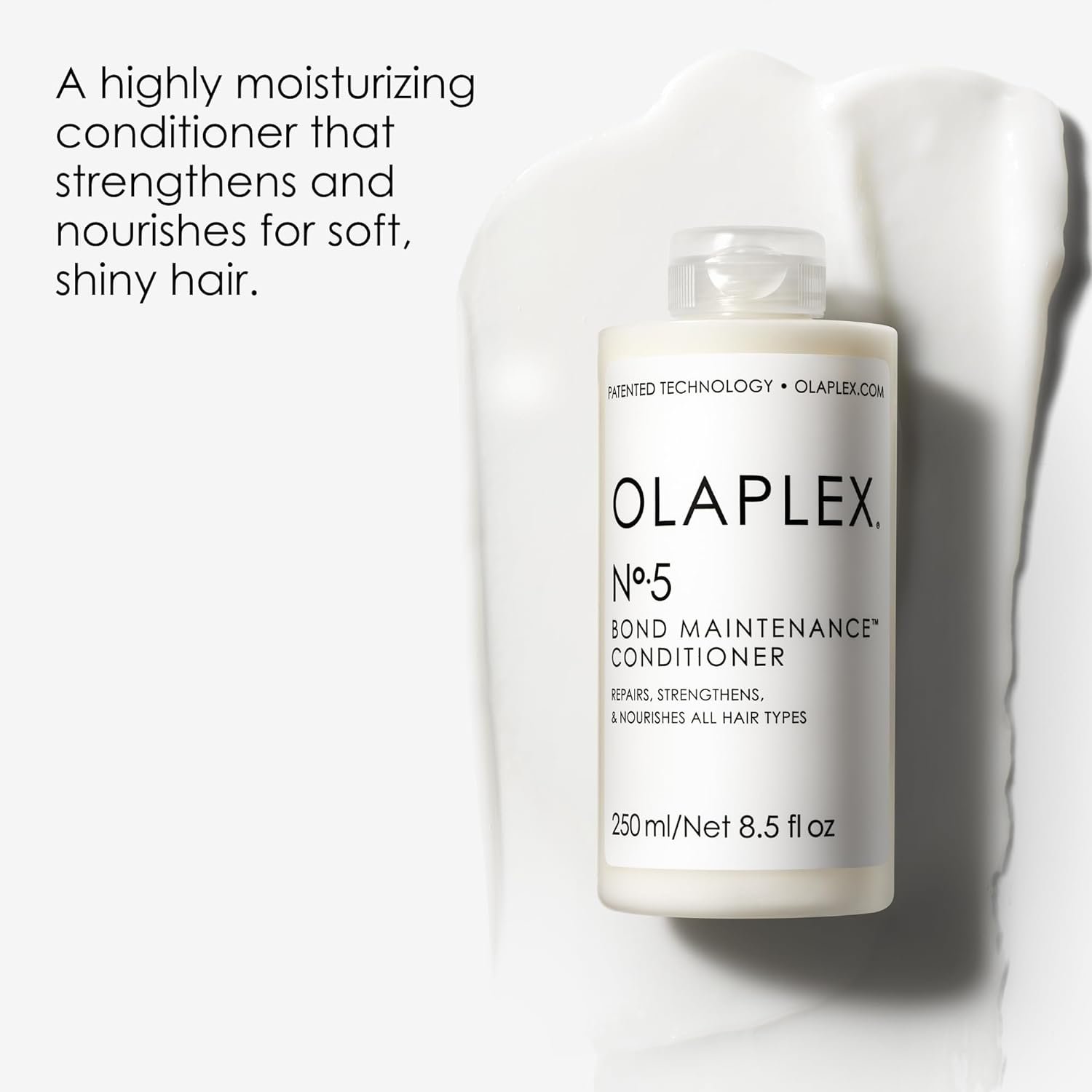 Olaplex No. 5 Bond Maintenance Conditioner, Repairs, Strengthens, & Nourishes All Hair Types, Leaving Hair Feeling Soft & Adds Shine, 8.5 fl oz - Image 3