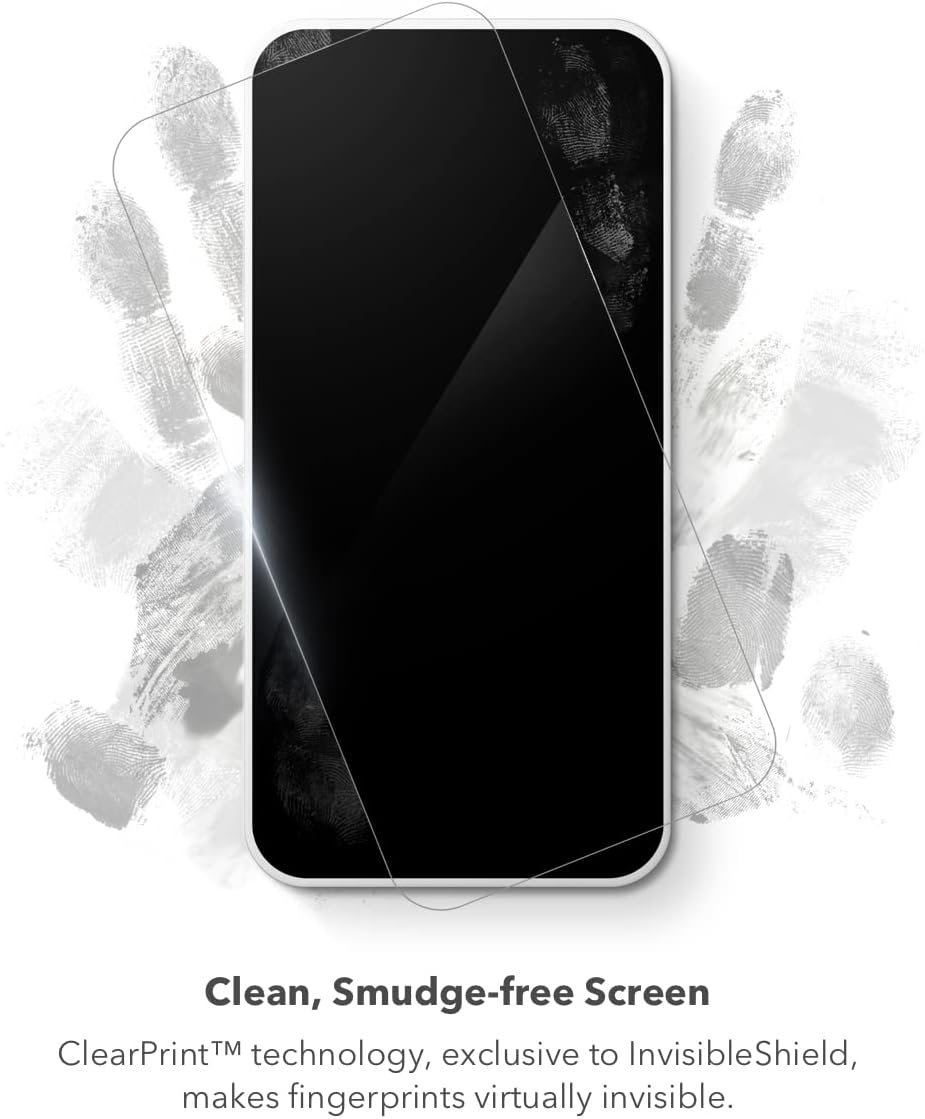 ZAGG InvisibleShield Glass+ Screen Protector for iPhone 14/ 13/ 13 Pro - 3X Shatter Protection, High Scratch Resistance, Oil-Resistant, Reinforced Edges, Easy Install - Image 4
