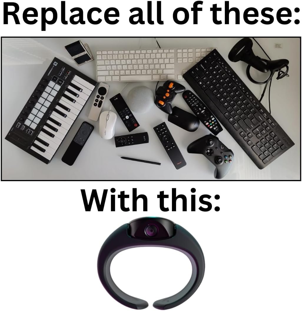 TapXR - Wrist Worn Keyboard, AirMouse & Controller for VR, AR, MR, Tablets, PC, Laptops, Smartwatch, Smartphones, TVs & Projectors. - Image 2