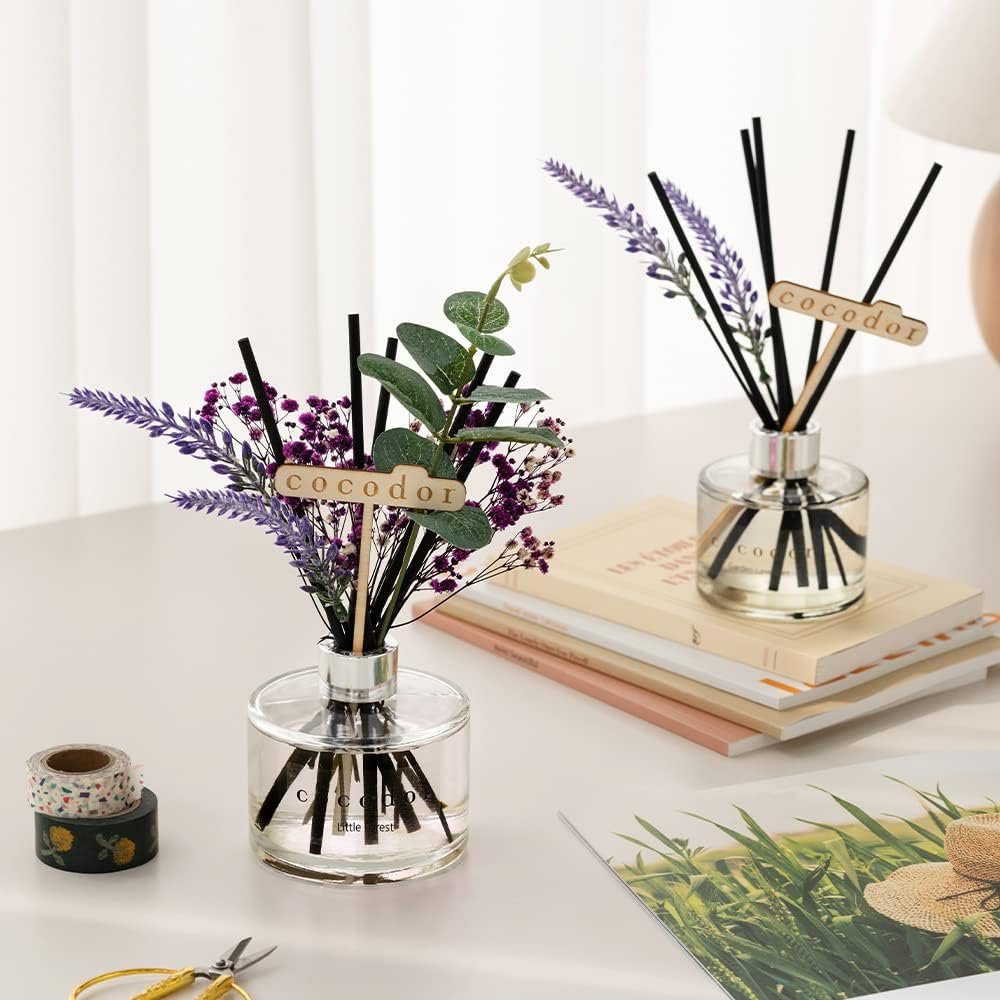 COCODOR Lavender Reed Diffuser/Garden Lavender / 6.7oz(200ml) / 1 Pack/Home Decor & Office Decor, Fragrance and Gifts - Image 8