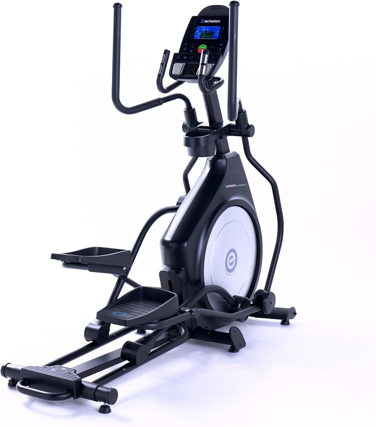 Echelon - Elliptical Exercise Machine - Work Out Equipment for Home Gym - Magnetic Resistance Mechanism - 20 Stride with Single Rail Design - Pre-Programmed LCD Monitor - Convenient Tablet Holder - Image 4