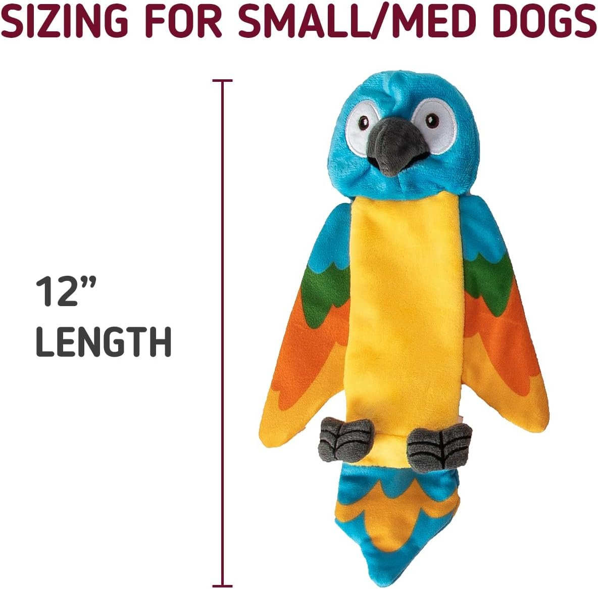 Leashboss Dog Stocking Stuffer Toys - Unstuffed Crinkle Dog Toys for Aggressive Chewers, 5 Pack, Durable and Stuffing Free Animal Chew Toys, Squeak Toys for Puppies, Small, Medium, and Large Dogs - Image 6