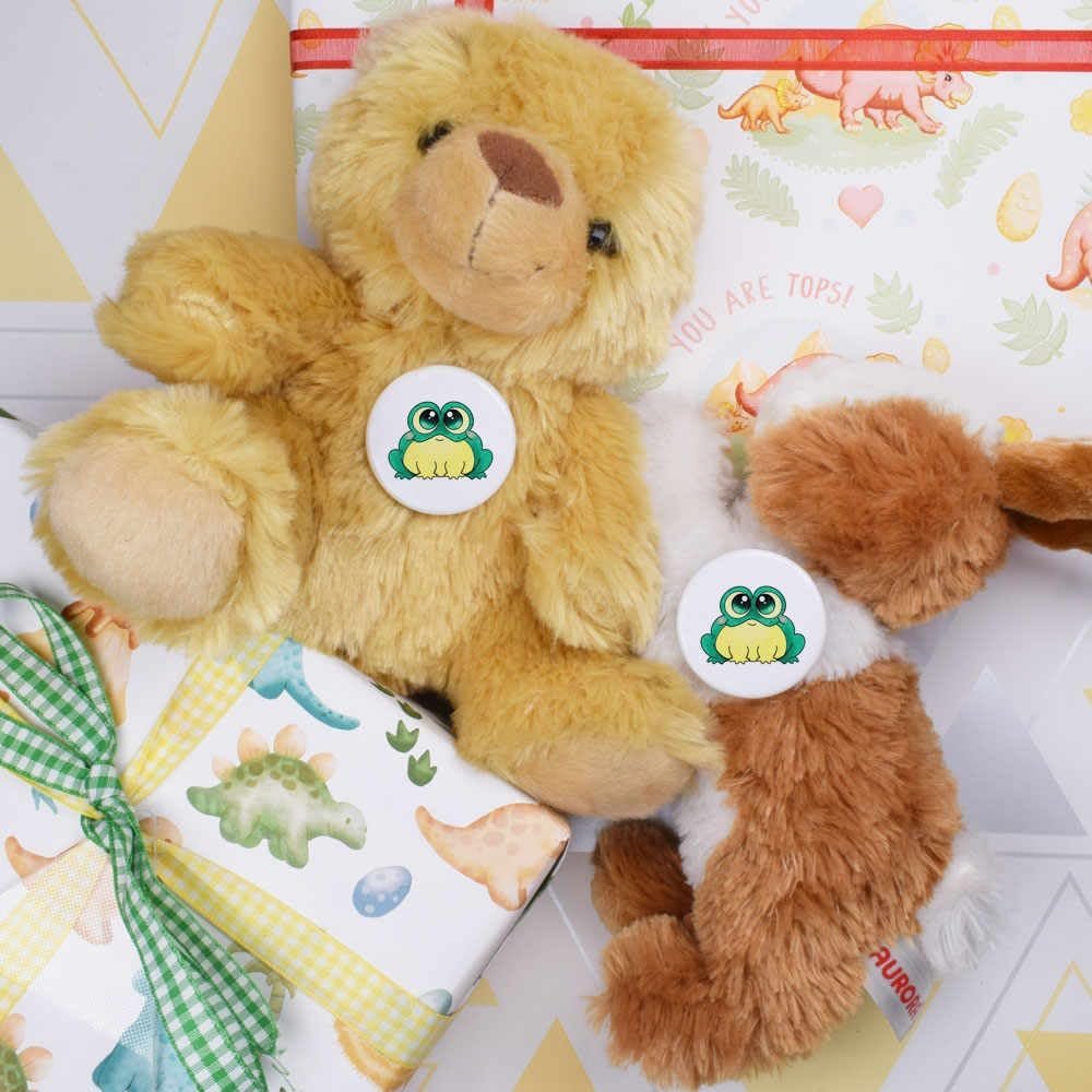 'Chubby Frog' Button Pin Badges (BB048341) - Image 4