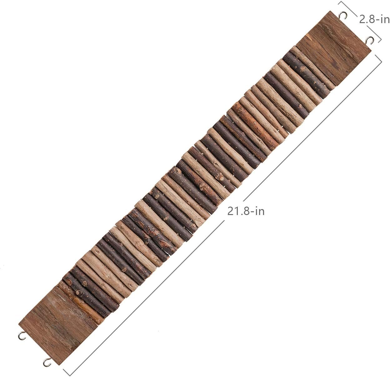 Niteangel Hamster Suspension Bridge Toy - Long Climbing Ladder for Dwarf Syrian Hamster Mice Mouse Gerbils and other Small Animals (21.8" L x 2.8" W) - Image 6