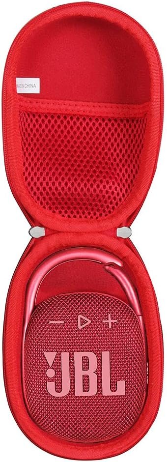 Anleo Hard Travel Case for JBL Clip 4 - Portable Mini Bluetooth Speaker (Red) - Image 2