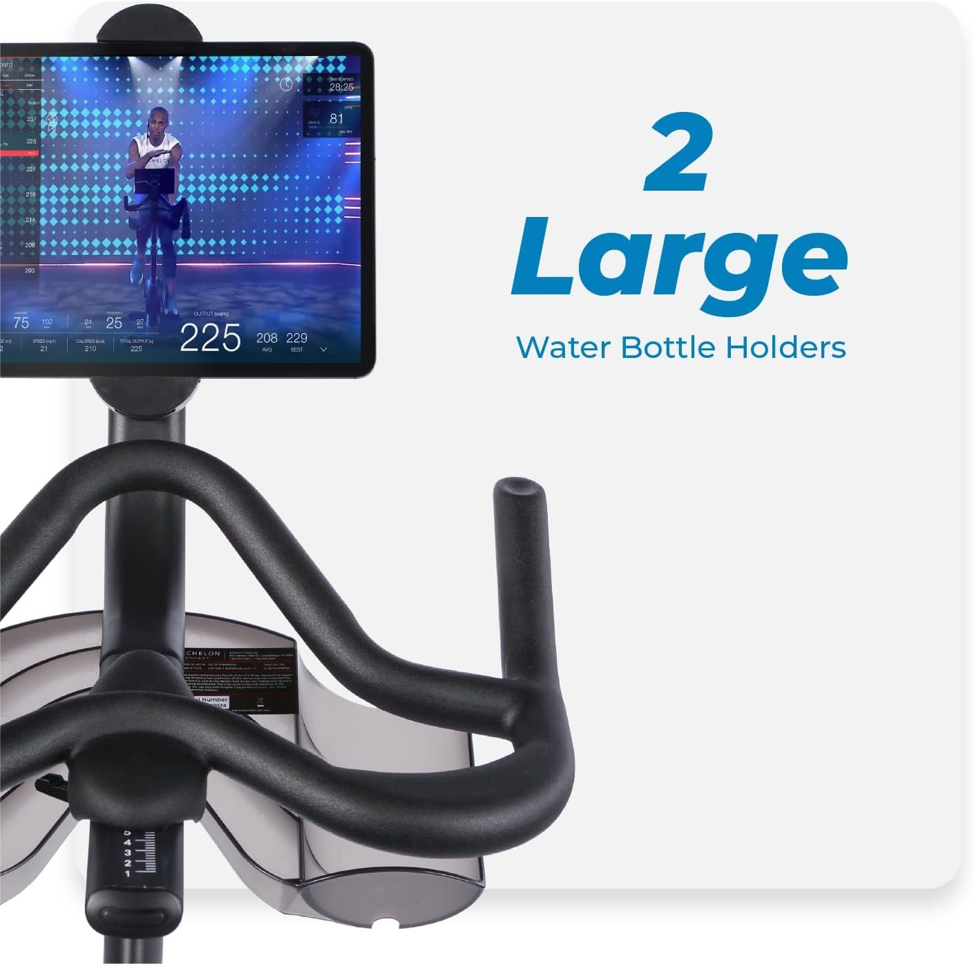 Echelon EX5 Smart Connect Fitness Bike, Black (Renewed Premium) - Image 8