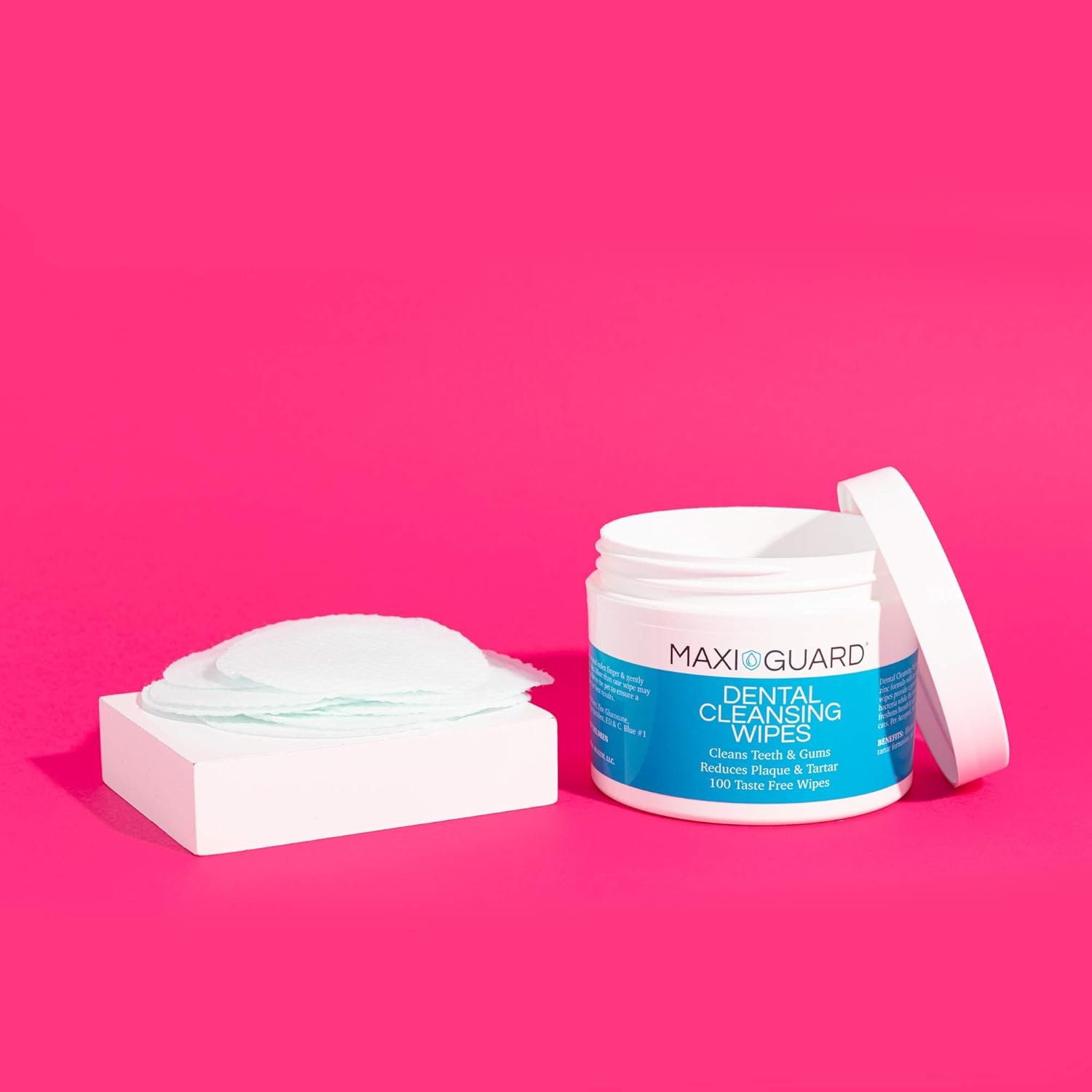 Dental Cleansing Wipes for Dogs, Cats, Horses and Companion Animals (100 Wipes), Light Blue/White - Image 4