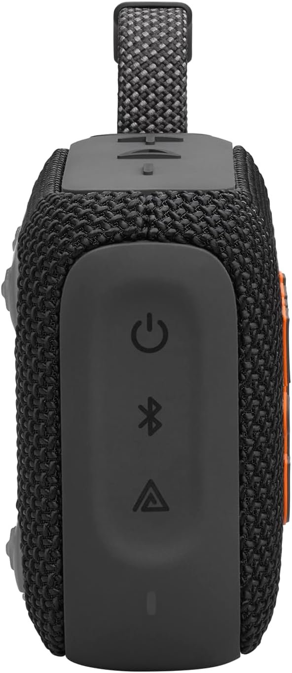 JBL Go 4 - Ultra-Portable, Waterproof and Dustproof Bluetooth Speaker, Big Pro Sound with Punchy bass, 7-Hour Built-in Battery, Made in Part with Recycled Materials (Black) - Image 4