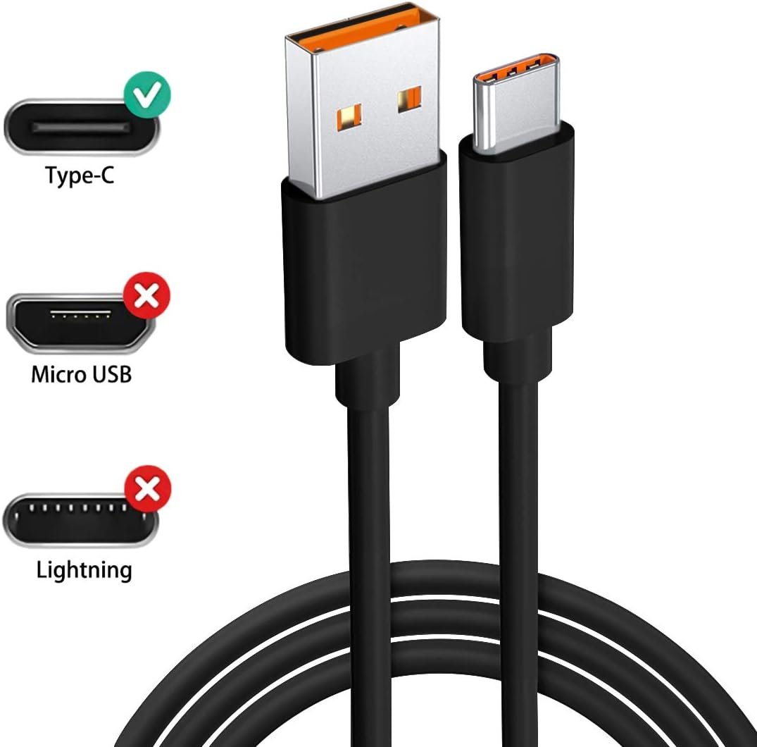 Fast Charger Charging Cable Cord Compatible with for JBL Charge 4, Charge5, JBL Flip 5, Flip 6,JBL Pulse 4 Clip4,JRPOP, Endurance Peak II, JBLCHARGE4BLKAM Wireless Bluetooth Earphones Speakers Type C - Image 3