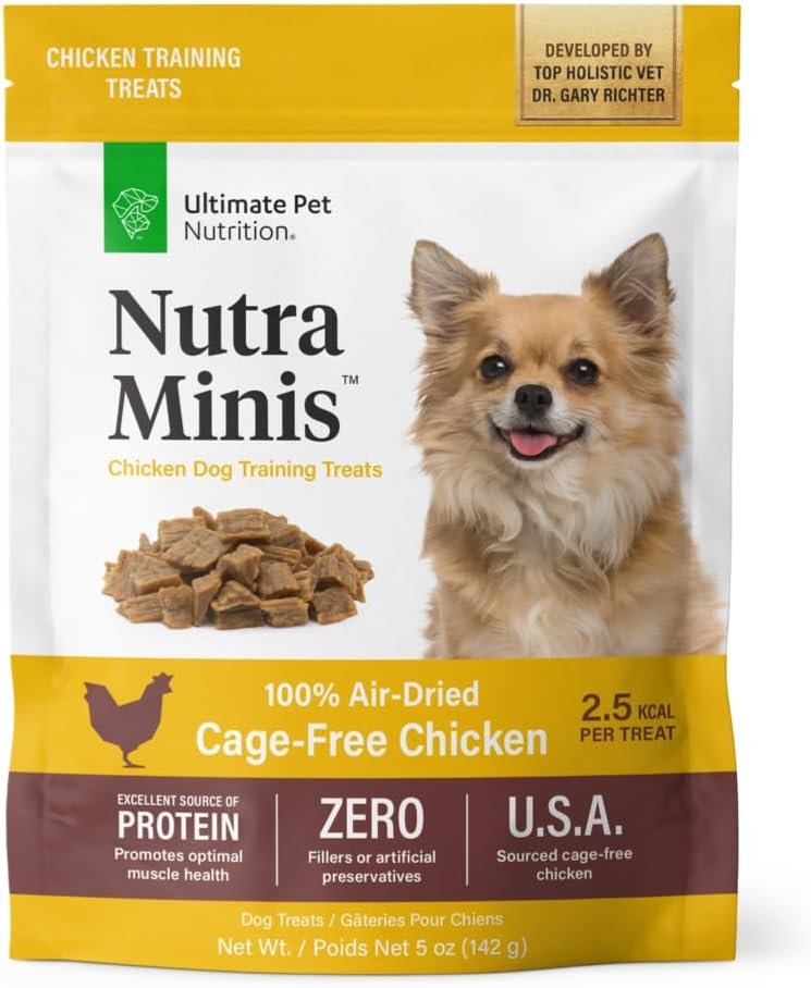 ULTIMATE PET NUTRITION Nutra Minis Dog Air-Dried Training Treats (5 oz) (Chicken) - Image 2