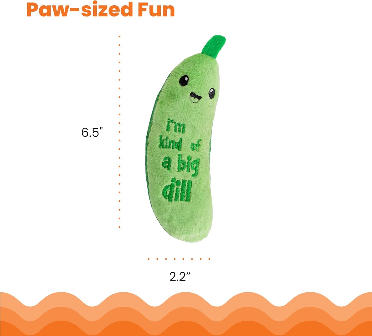 Catstages Crunchy Pickle Kicker Dental Catnip Cat Toy - Image 6