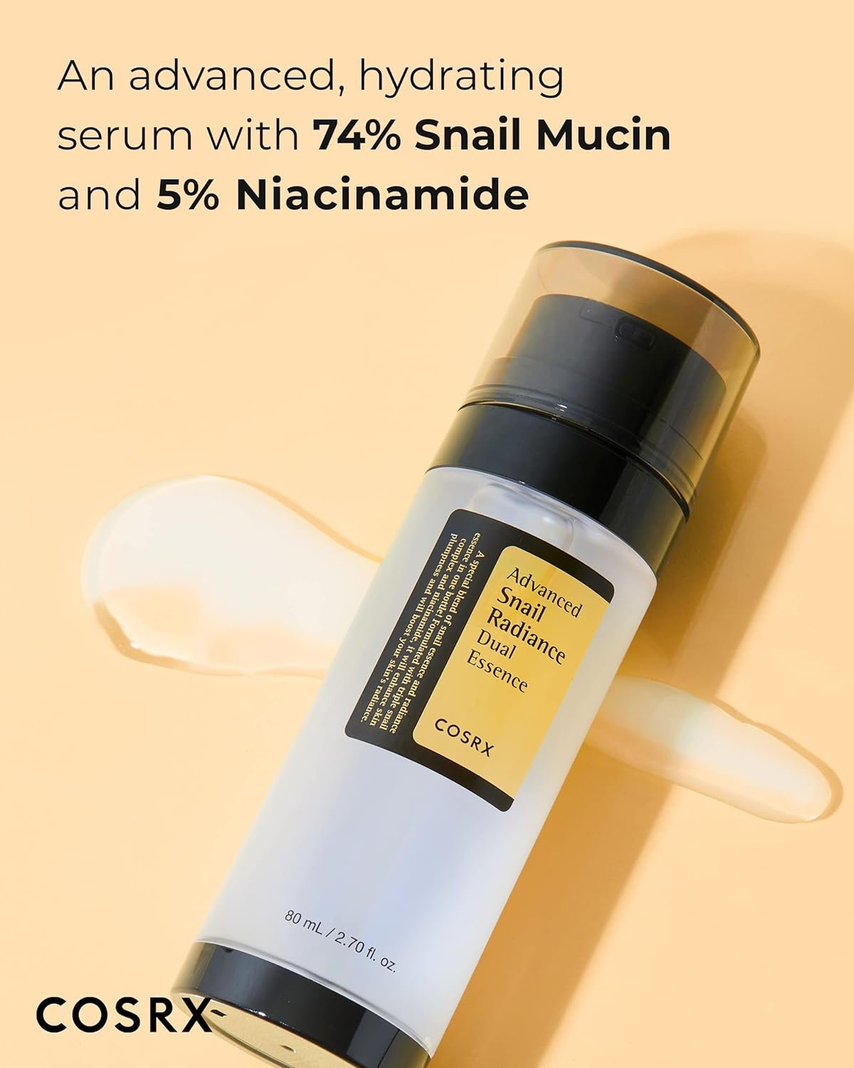 COSRX Snail Essence Duo - Snail Mucin 96% Essence+ Snail Dual Essence (Niacinamide and Snail Mucin), Hydrate and Improve Dark Spots & Antia ging Benefits, Korean Skincare Routine, Skin Cycling - Image 6