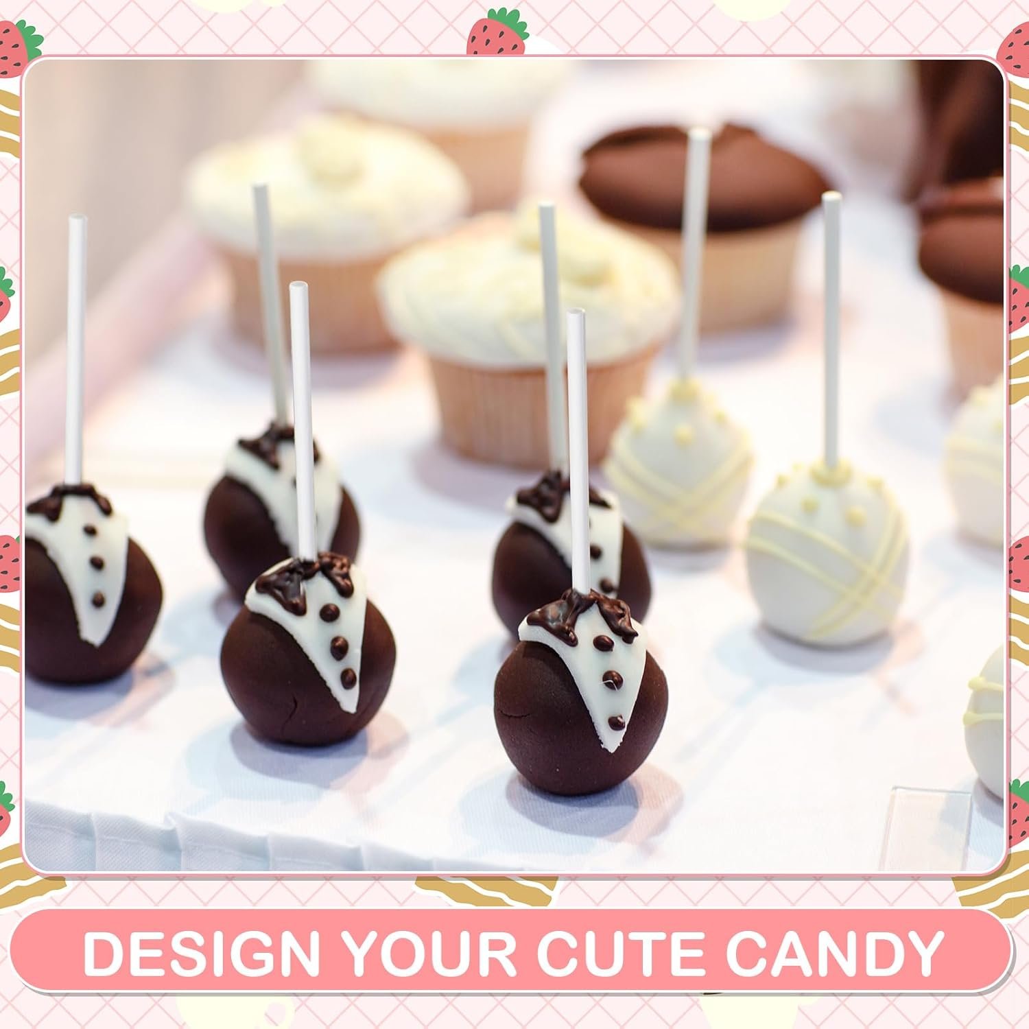 Umigy Electric Melting Chocolate Pot Gift Set Mini Fondue Fountain Pot Kit Chocolate Melting with DIY Mold and Accessories for Candy Chocolate Milk Cheese Candy Home (Pink, Fresh) - Image 5