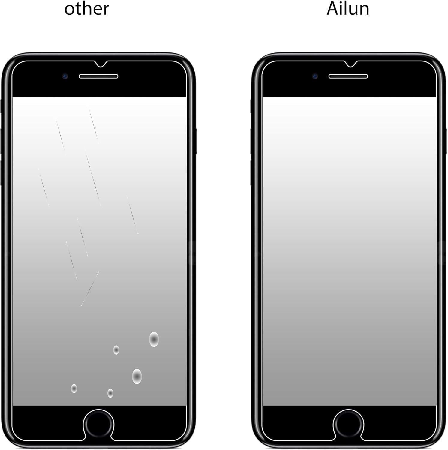 Ailun Screen Protector for iPhone SE 2020 2nd/2022 3rd Generation, iPhone 8,7,6s,6, 4.7-Inch Tempered Glass 0.25mm Case Friendly 3 Pack Clear - Image 7