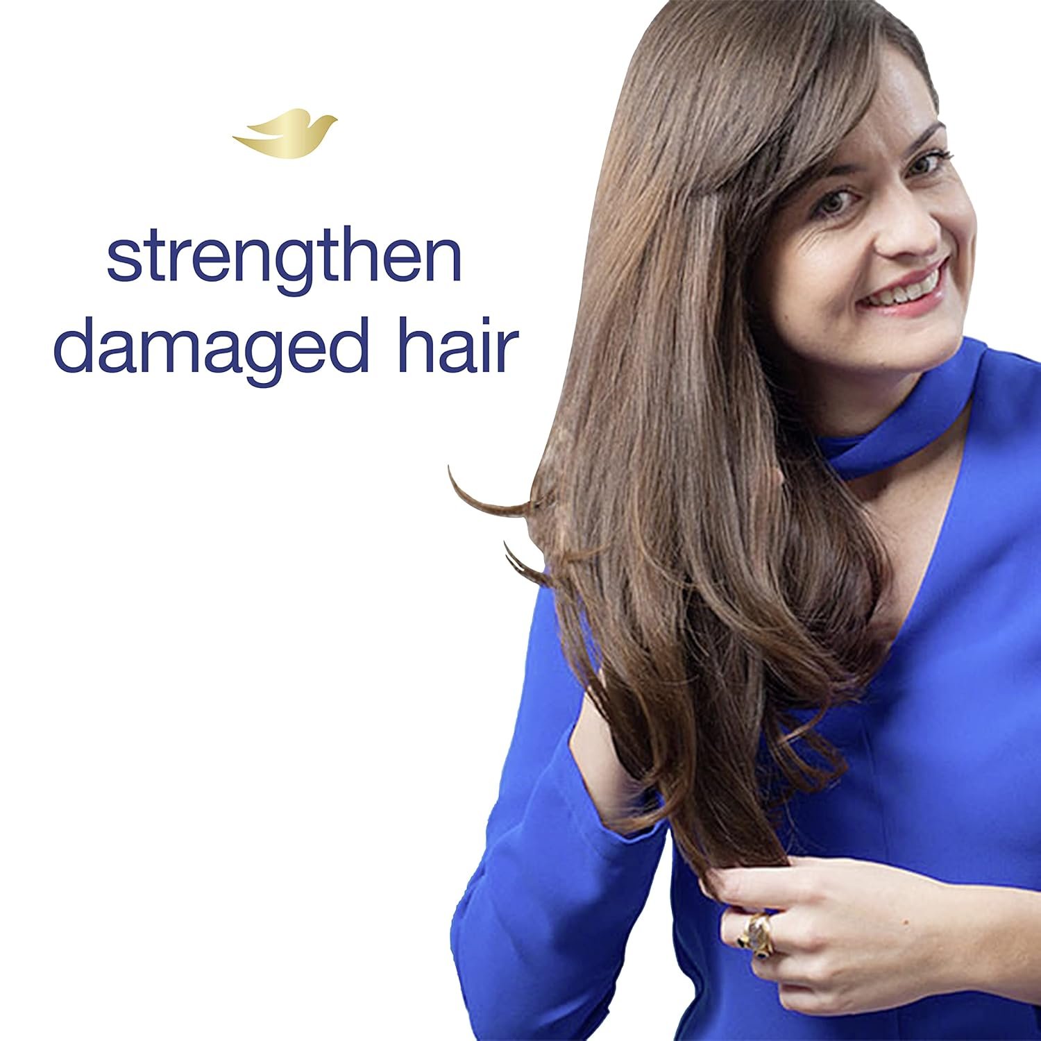 Dove Hair Mask - Strengthening Hair Mask for Damaged Hair and Hair Breakage, Minerals + White Clay, 4 oz, 4 Count - Image 4