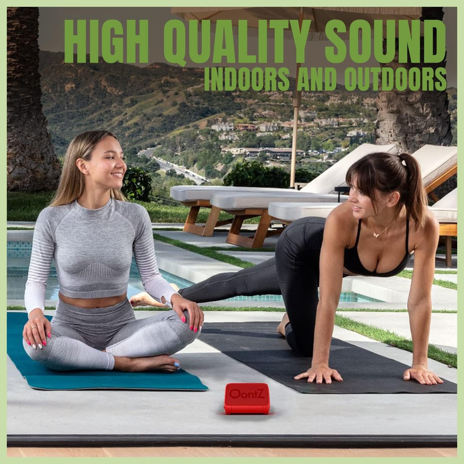 Cambridge Soundworks OontZ Angle Solo Bluetooth Portable Speaker, Compact Size, Surprisingly Loud Volume & Bass, 100 Foot Wireless Range, IPX5, Perfect Travel Speaker, Bluetooth Speakers (Red) - Image 3