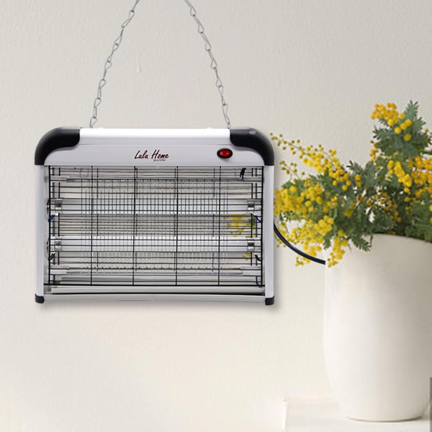 Lulu Home Electric Bug Zapper, Aluminium Indoor Insect Killer for Mosquito, Bug, Fly with Powerful 2800V Grid 20W Bulbs - Image 7