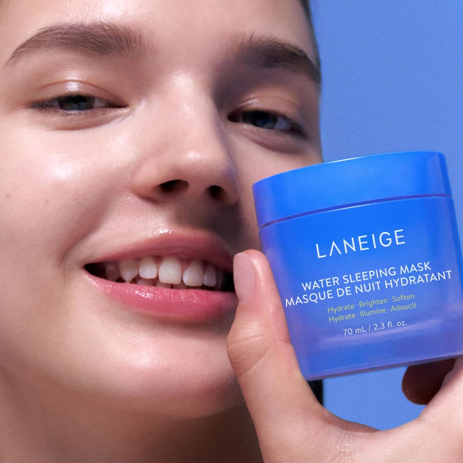 LANEIGE Water Sleeping Mask: Korean Overnight Mask, Squalane, Probiotic-Derived Complex, Hydrate, Barrier-Boosting, Visibly Smooth and Brighten - Image 6