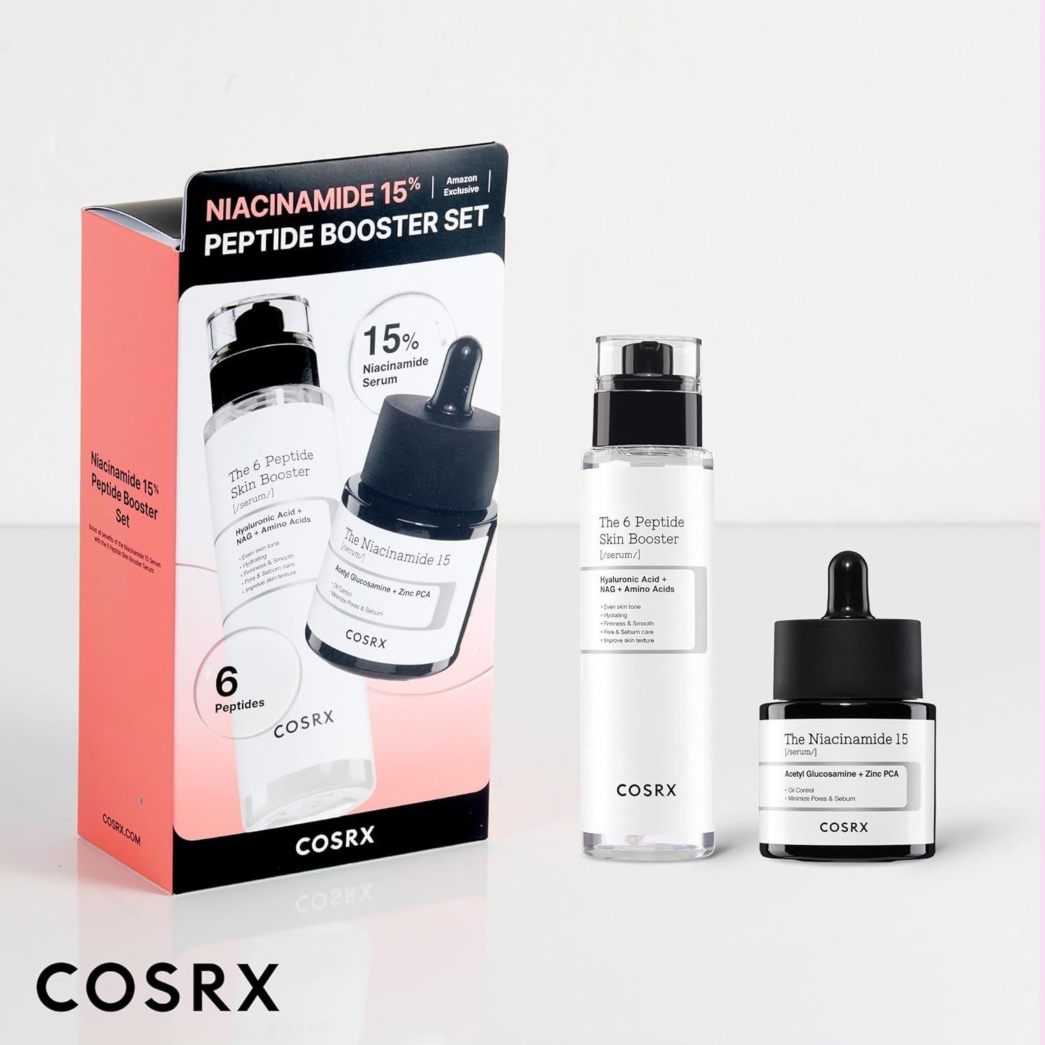 COSRX Niacinamide 15% Peptide Booster Set- Minimize Enlarged Pores and Boost Skin Renewal with 6 Peptides, Korean Skincare - Image 10
