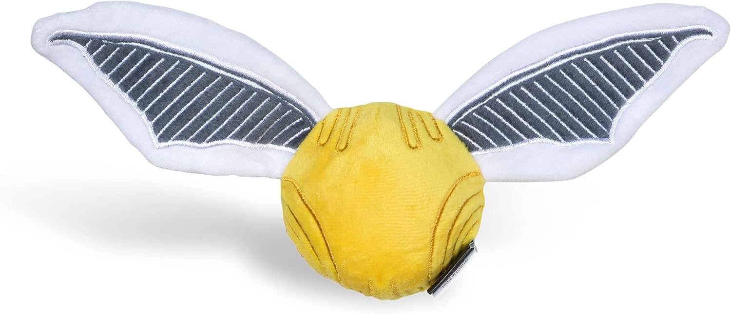 Harry Potter Snitch Pet Squeaker Toy | Dog Toy Snitch Squeaker Ball | Quidditch Inspired Dog Toy for Pets | Crinkle Dog Toy, Dog Ball Toys, Squeaky Ball for Dogs, 10 inch - Image 2