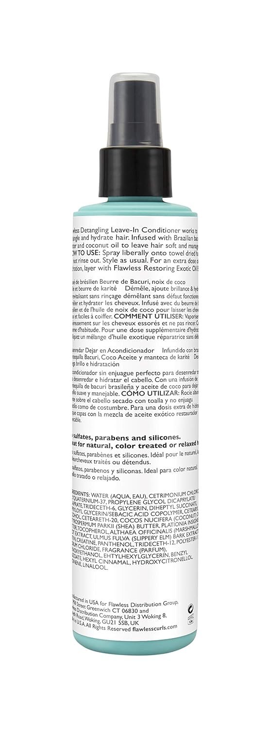 Flawless by Gabrielle Union Detangling Leave-in Conditioner Spray with Shea Butter, Brazilian Bacuri Butter, 8 Oz - Image 4