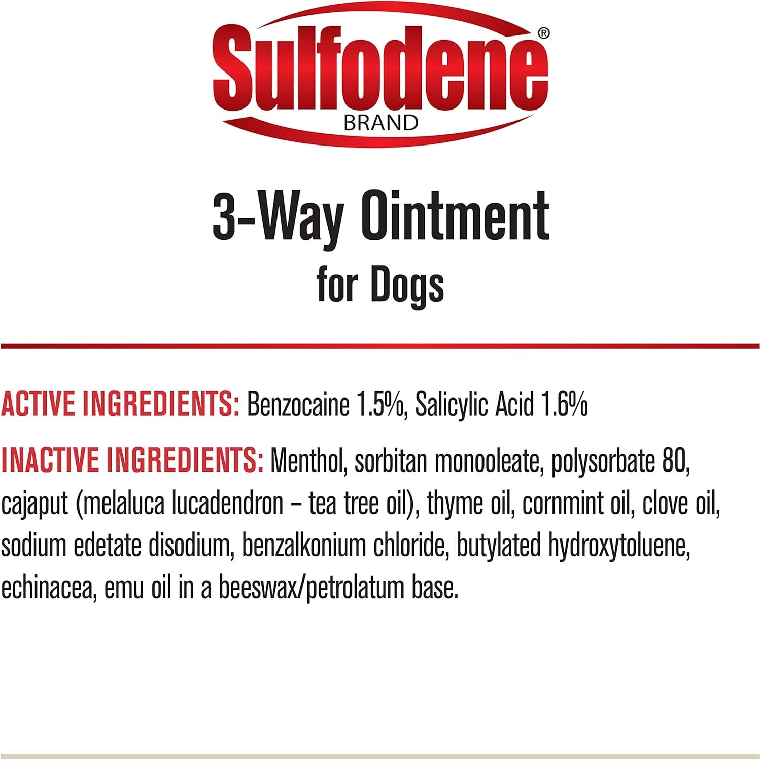 Sulfodene Dog Wound Care Ointment, Relieves Pain & Prevents Infection For Dog Cuts, Scrapes, Bites and Injuries, 2 Ounce - Image 11